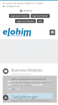 Mobile Screenshot of elohim.be