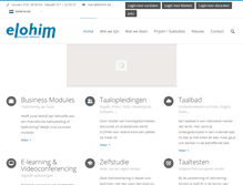 Tablet Screenshot of elohim.be